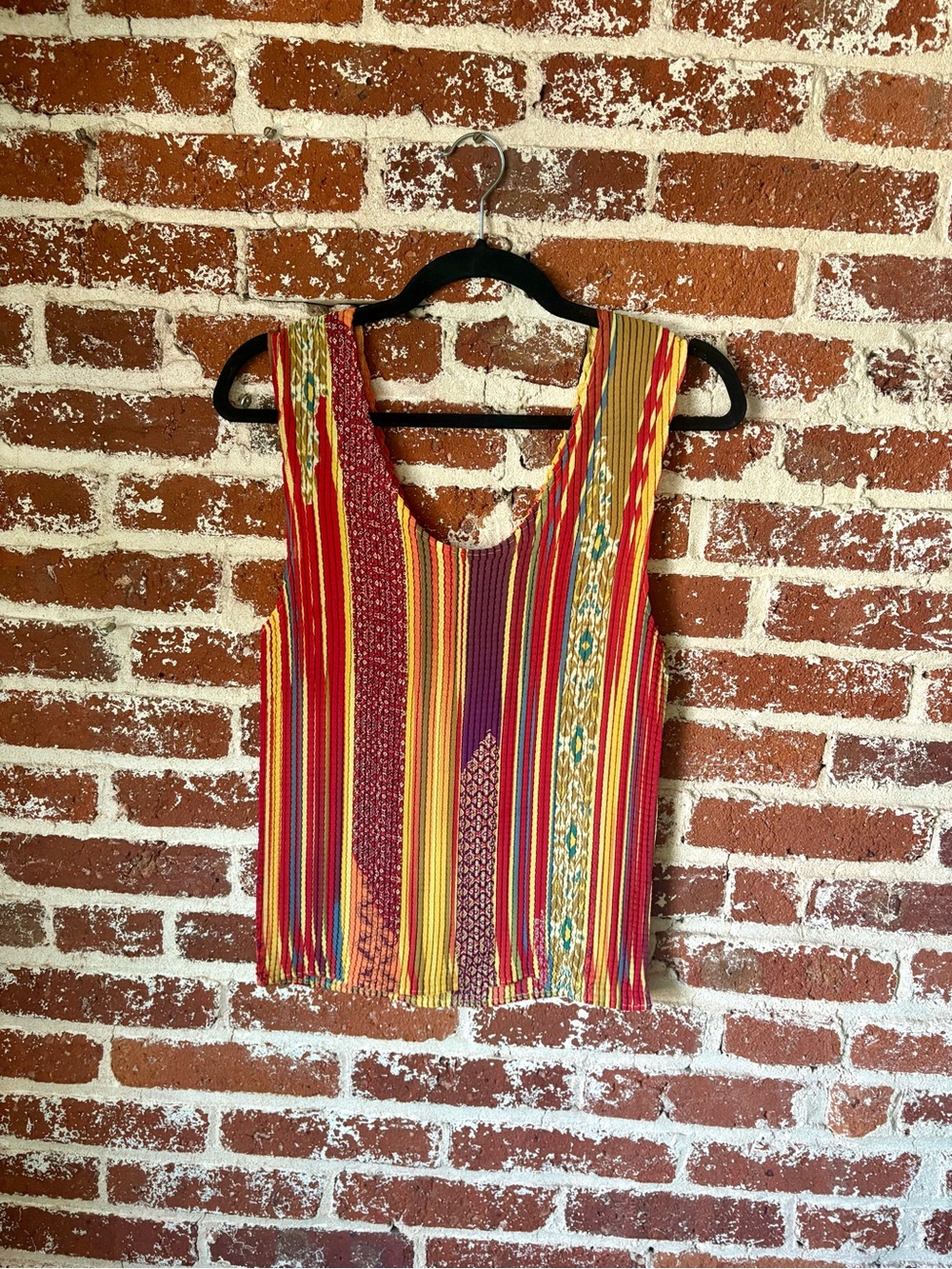 Y2K Nicola Colorful mixed patterned summer tank